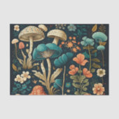  ontkoppelde paddenstoelen en Flora-Collectie Tissuepapier (Voorkant)