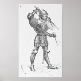 Ontkoppelde ridder poster