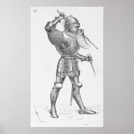 Ontkoppelde ridder poster (Voorkant)