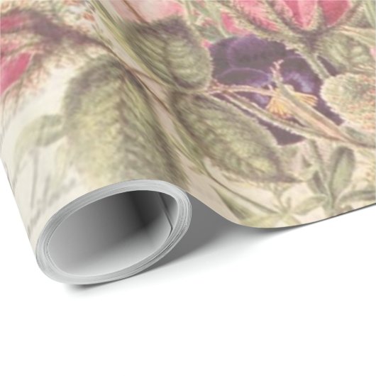 ontkoppelde vogel Botanisch Cadeaupapier (Rol Hoek)