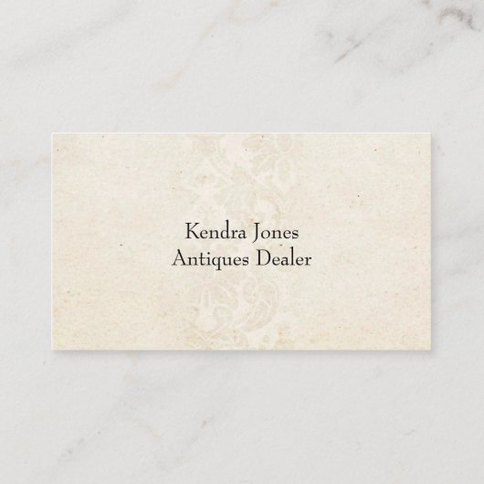  ontkoppelde vogel Botanisch Visitekaartje (Achterkant)