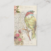  ontkoppelde vogel Botanisch Visitekaartje (Voorkant)