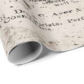 ontkoppelde vogel en klok cadeaupapier (Rol Hoek)