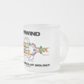 Ontkoppelen met moleculaire biologie (DNA-replicat Matglas Koffiemok (Voorkant rechts)