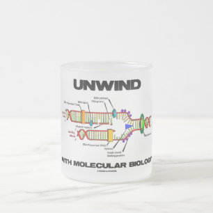 Ontkoppelen met moleculaire biologie (DNA-replicat Matglas Koffiemok