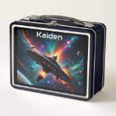 Ontkoppelen van de metalen lunchbox van het Kind (Voorkant)