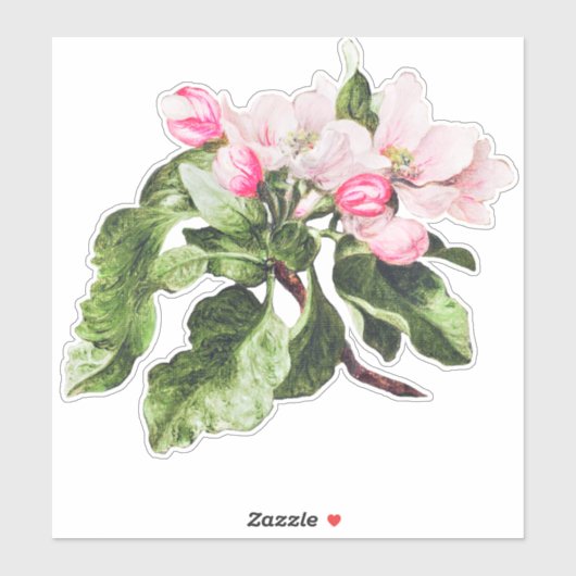 Ontkoppeling en ambachtelijke processen van Floral Sticker (Vel)