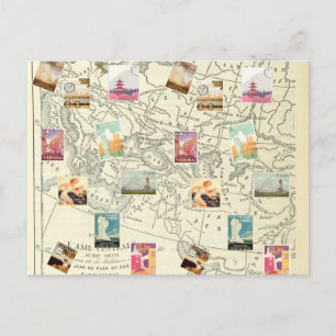 ontkoppeling Ephemera - reisstemkaart Briefkaart