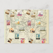 ontkoppeling Ephemera - reisstemkaart Briefkaart (Voorkant)