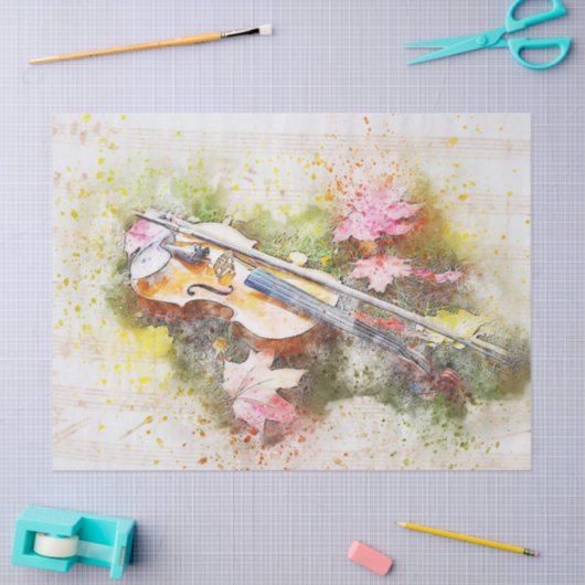 Ontkoppeling gewelddadige Waterverf Tissuepapier (Craft)