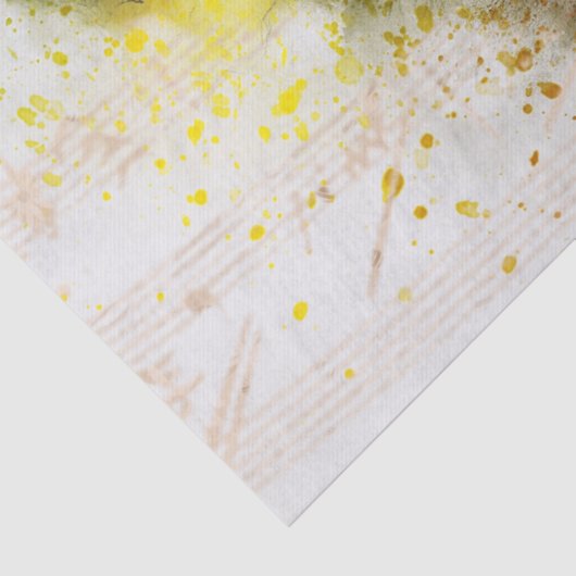 Ontkoppeling gewelddadige Waterverf Tissuepapier (Detail)