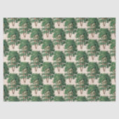 Ontkoppeling groene bomen tissuepapier (Voorkant)