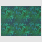 Ontkoppeling groene en blauwe palm tissuepapier (Voorkant)