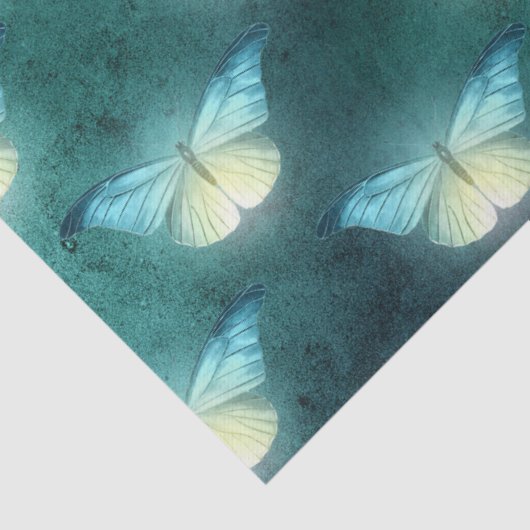 Ontkoppeling groene vlinder tissuepapier (Detail)