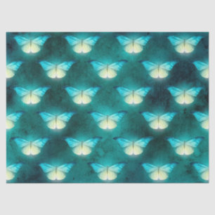 Ontkoppeling groene vlinder tissuepapier