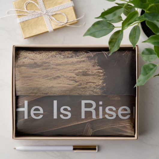Ontkoppeling Jesus Hij is verrezen Tissuepapier (Geschenk)
