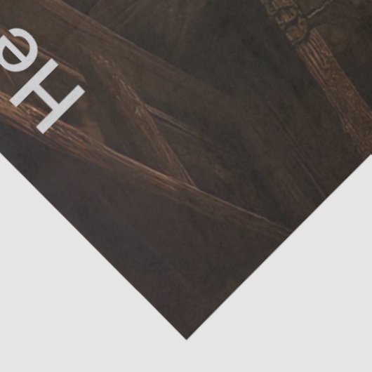 Ontkoppeling Jesus Hij is verrezen Tissuepapier (Detail)