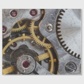 Ontkoppeling motortandwielversnellingen cadeaupapier (Vlak)