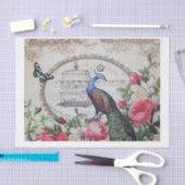  ontkoppeling Peacock Tissuepapier (Craft)