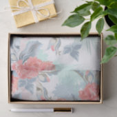 Ontkoppeling Romantic Floral Pattern Tissuepapier (Geschenk)