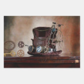 ontkoppeling Steampunk Abstracte kunst Inpakpapier Vel (Voorkant 2)
