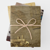  ontkoppeling Steampunk Abstracte kunst Inpakpapier Vel (In situ)