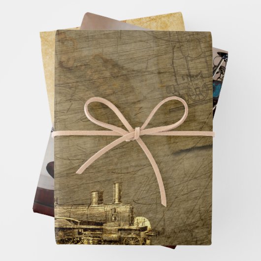 ontkoppeling Steampunk Abstracte kunst Inpakpapier Vel (In situ)