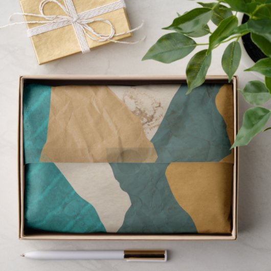 Ontkoppeling van abstract bergachtig papier (Geschenk)