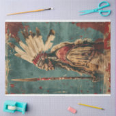 Ontkoppeling van Amerikaans-Indiaas hoofderfgoed Tissuepapier (Craft)