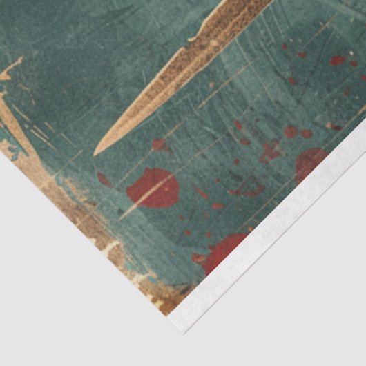 Ontkoppeling van Amerikaans-Indiaas hoofderfgoed Tissuepapier (Detail)