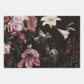  ontkoppeling van Antiek bloemen Inpakpapier Vel (Voorkant 3)