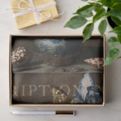 ontkoppeling van Antiek bloemen Tissuepapier (Geschenk)