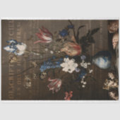 ontkoppeling van Antiek bloemen Tissuepapier (Voorkant)