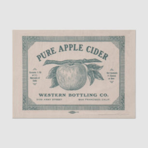 ontkoppeling van appelcider-meubelen tissuepapier