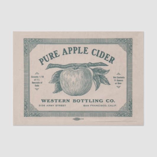 ontkoppeling van appelcider-meubelen tissuepapier (Voorkant)