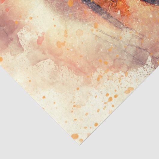 Ontkoppeling van artistieke tijgerkunst tissuepapier (Detail)