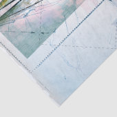 Ontkoppeling van Atlanta Falcon Bird Artwork Tissuepapier (Detail)