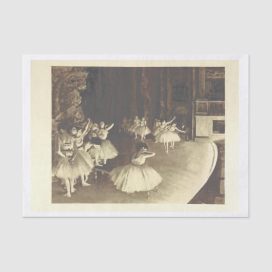 ontkoppeling van  balletkunst tissuepapier (Voorkant)