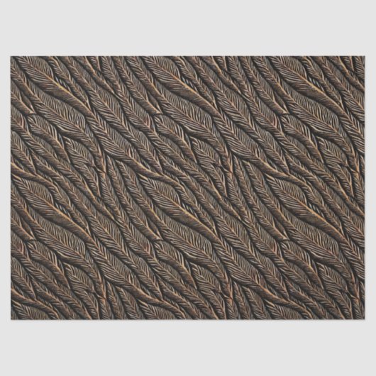 ontkoppeling van bladeren in patroon tissuepapier (Voorkant)