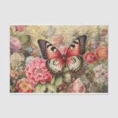  ontkoppeling van bloemen en vlinders tissuepapier (Voorkant)