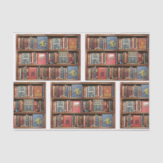 Ontkoppeling van boekontwerp voor Retro-boek Tissuepapier (Voorkant)