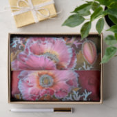 Ontkoppeling van Bouquet Poppy Flowers Tissuepapier (Geschenk)