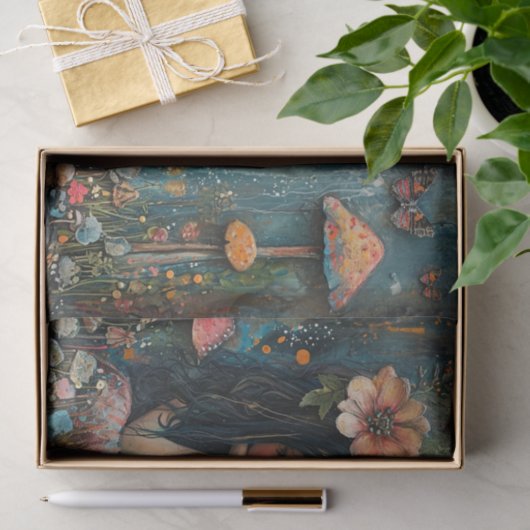 ONTKOPPELING VAN CHAMPIGNONBOSSEN TISSUEPAPIER (Geschenk)