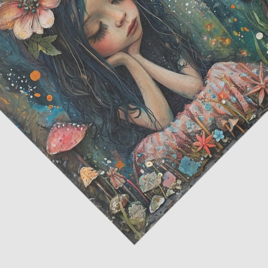 ONTKOPPELING VAN CHAMPIGNONBOSSEN TISSUEPAPIER (Detail)