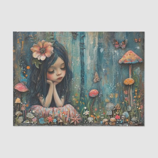 ONTKOPPELING VAN CHAMPIGNONBOSSEN TISSUEPAPIER (Voorkant)