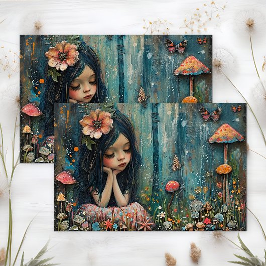 ONTKOPPELING VAN CHAMPIGNONBOSSEN TISSUEPAPIER