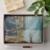 Ontkoppeling van cowboy en vee tissuepapier (Geschenk)