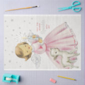 Ontkoppeling van Cute Retro met kerstengel Tissuepapier (Craft)