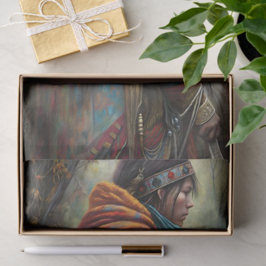 ontkoppeling van de autochtone geest tissuepapier (Geschenk)