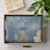  ontkoppeling van de blauwe bloem tissuepapier (Geschenk)